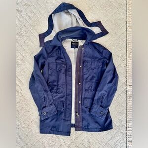 Madewell 2015 Windbreaker Utility Rain Jacket Coat with Hood Vintage